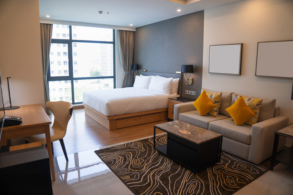 Modern studio apartment design